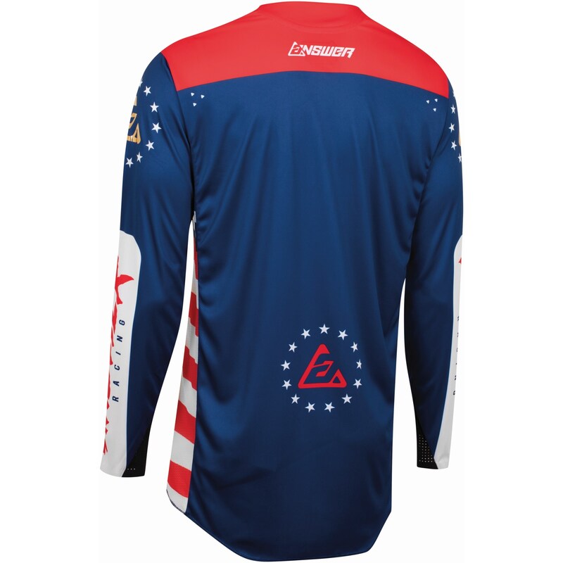 ANSWER A22 Elite Redzone Jersey Blue/Red/White Size L
