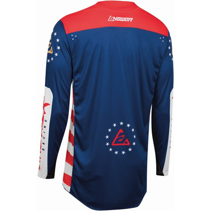 ANSWER A22 Elite Redzone Jersey Blue/Red/White Size L