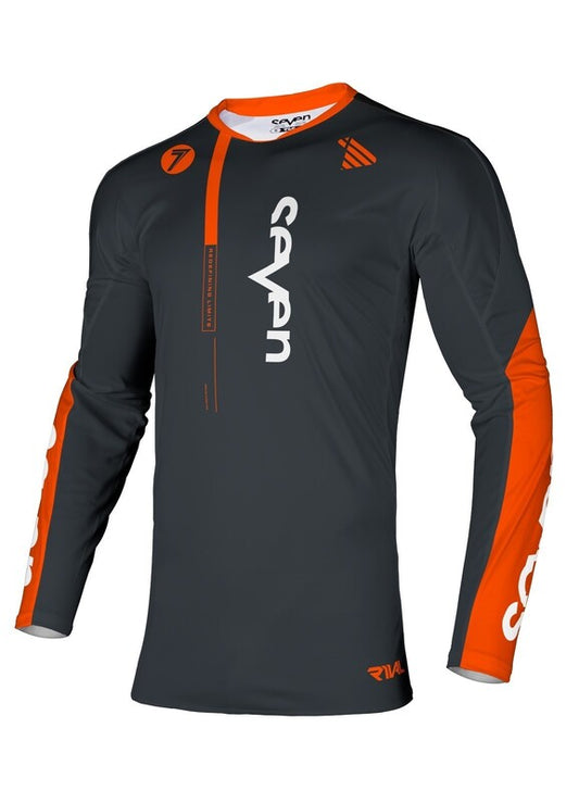 SEVEN Rival Rift youth Jersey - charcoal