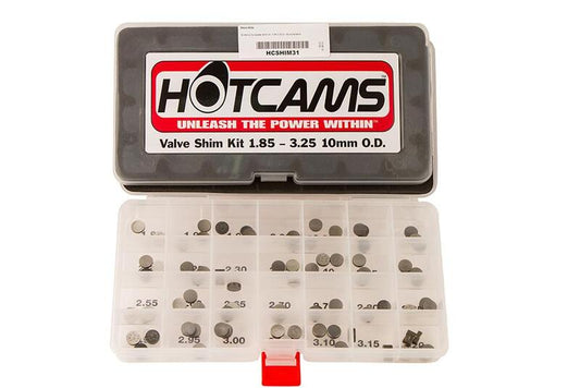 HOT CAMS Valve adjustment plate Ø10.0x1.85 to 3.25mm - set of 5