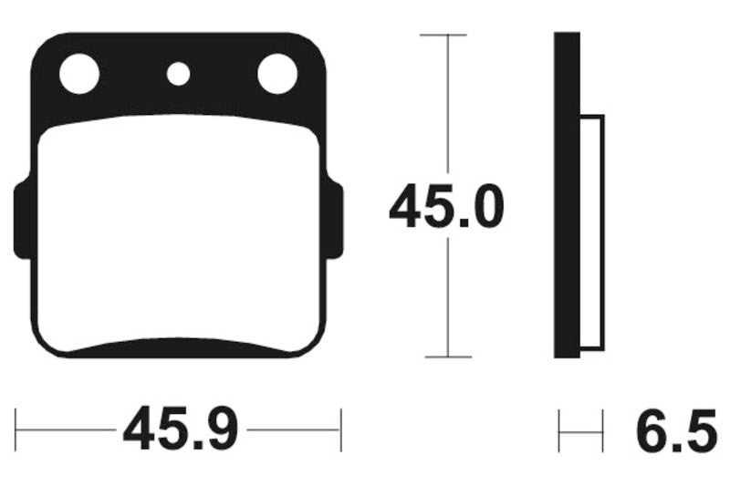 TECNIUM MX/ATV Remblokken - MO84 Gesinterd metaal