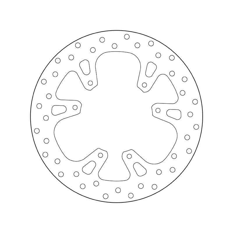 BREMBO Series Oro round fixed brake disc