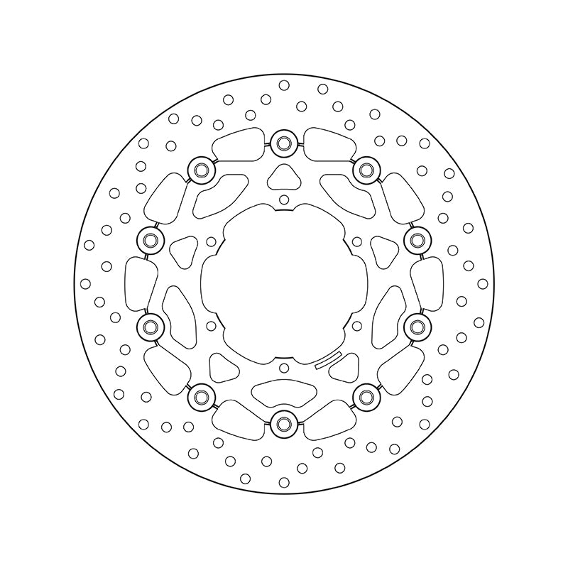 BREMBO Serie Oro ronde zwevende remschijf