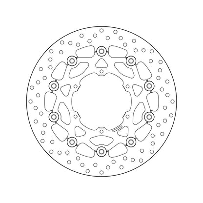 BREMBO Serie Oro ronde zwevende remschijf