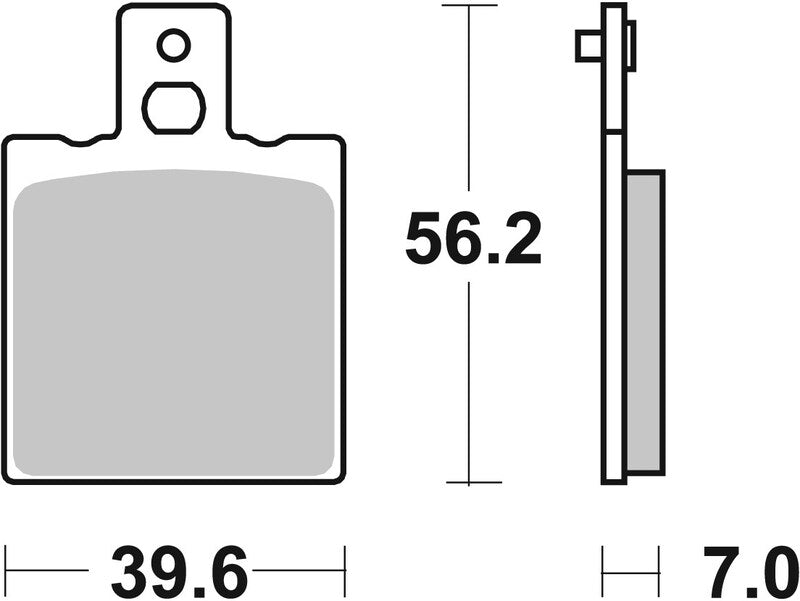 BREMBO Remblokken - 07BB0106 Organisch