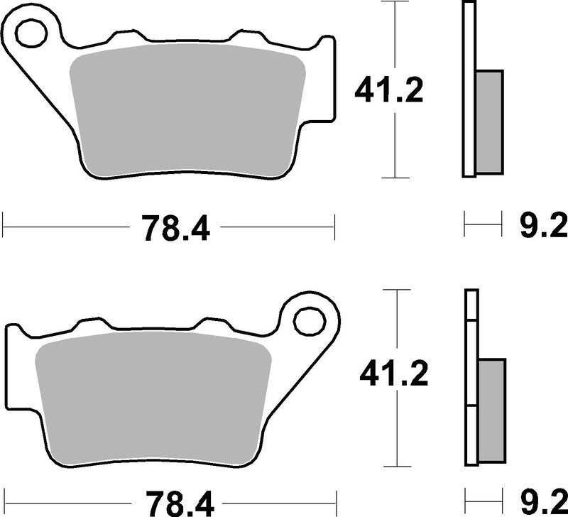 BREMBO Off-Road Remblokken - 07BB02SD Gesinterd metaal