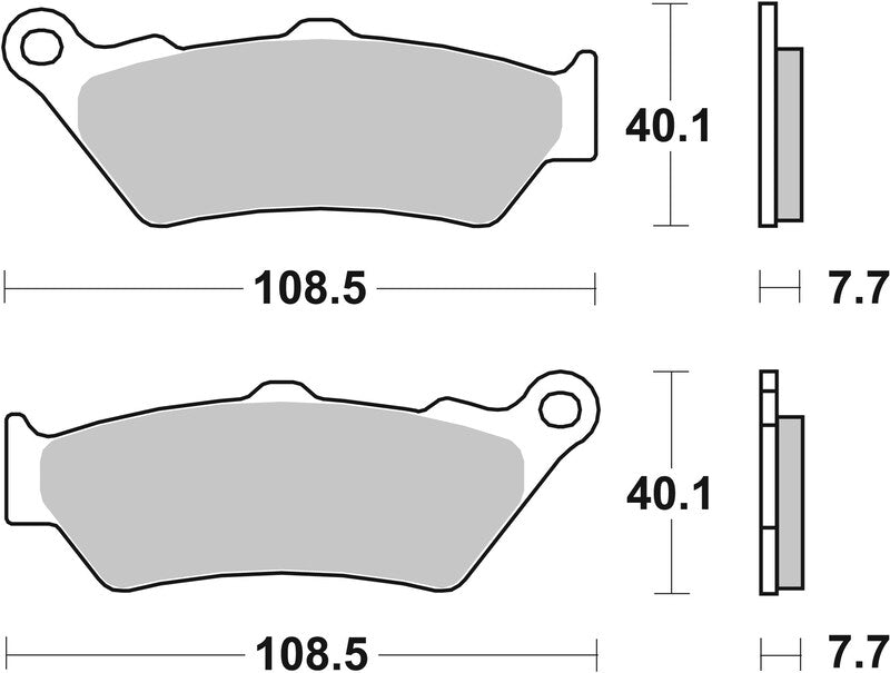 BREMBO Street Remblokken - 07BB0306 Carbon Ceramic