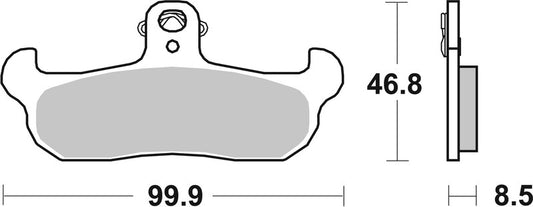 BREMBO Street Remblokken - 07BB0907 Carbon Ceramic