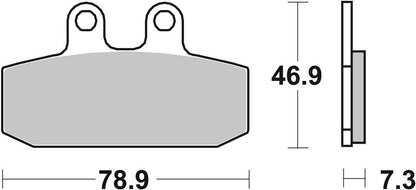 BREMBO Street Remblokken - 07GR13CC Carbon Ceramic