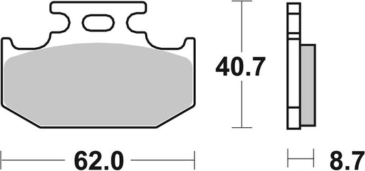 BREMBO Off-Road Remblokken - 07KA12SX Gesinterd metaal