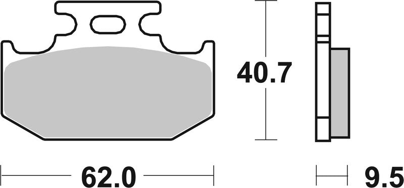 BREMBO Off-Road Remblokken - 07SU18SD Gesinterd metaal