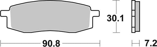 BREMBO Off-Road Remblokken - 07YA13SD Gesinterd metaal