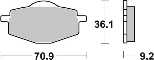 BREMBO Street Remblokken - 07YA1407 Carbon Ceramic