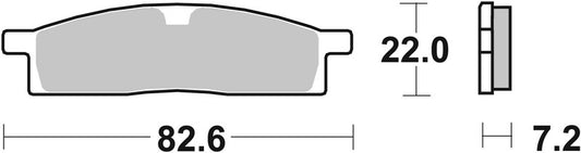 BREMBO Off-Road Remblokken - 07YA16SX Gesinterd metaal