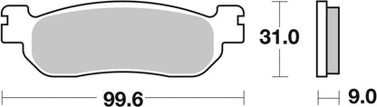 BREMBO Street Remblokken - 07YA3707 Carbon Ceramic