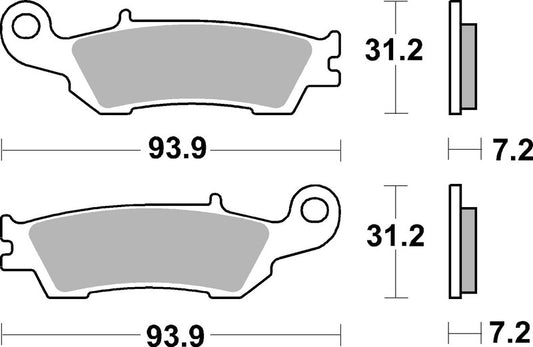 BREMBO Off-Road Remblokken - 07YA47SD Gesinterd metaal