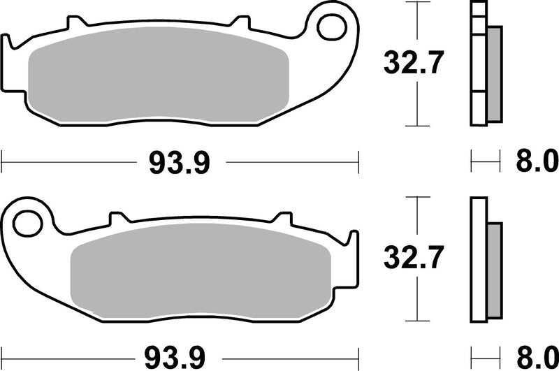 BREMBO Street Remblokken - 07GR79.CC Carbon Ceramic