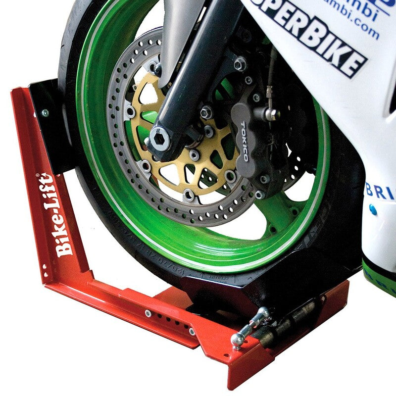 BIKE LIFT Universal workshop wheel clamp adjustable 12-21" - W-42