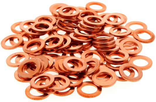 KOPEREN RINGEN 10X16X1,5  PACK VAN 100 STUKS