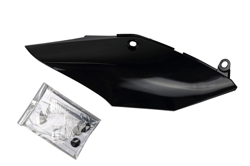 UFO Zijnummerplaten for Single Pipe zwart Honda