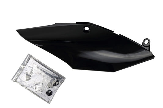 UFO Zijnummerplaten for Single Pipe zwart Honda