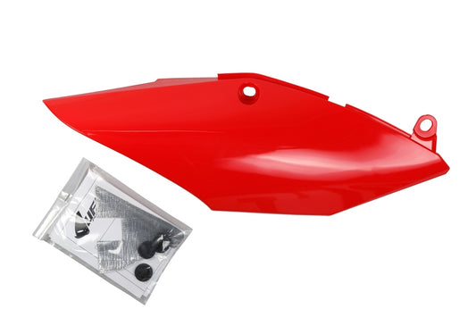 UFO Zijnummerplaten for Single Pipe rood Honda