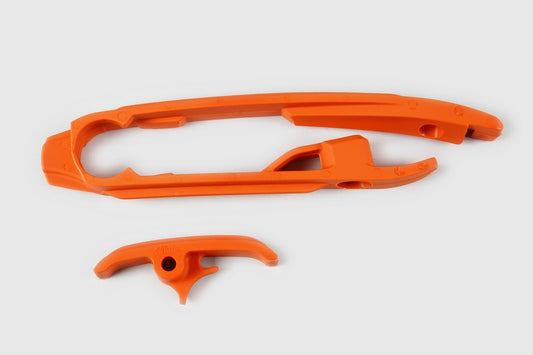 UFO Kettinggeleider + onderste kettinggeleider oranje KTM