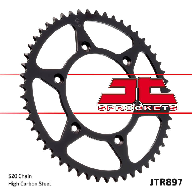 JT SPROCKETS Standaard staal achtertandwiel 897 - 519
