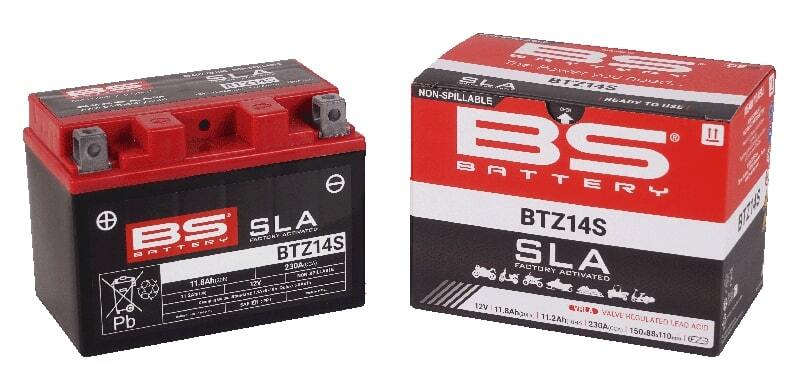 BS BATTERY SLA Accu Onderhoudsvrij af fabriek geactiveerd - BTZ14S