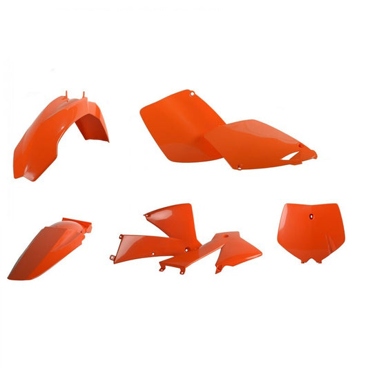 POLISPORT Plastic kit oranje KTM SX125