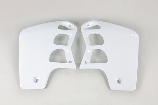 UFO Radiator shrouds white Honda CR500R