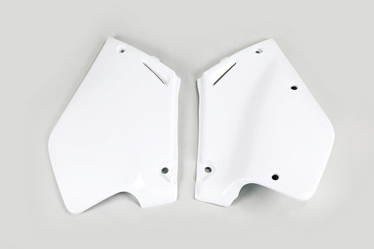 UFO Side number plates white Honda CR125R/250R