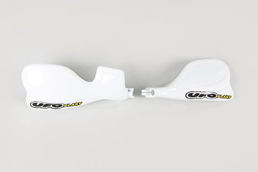 UFO Handguards white Honda CR125/250R/500R 