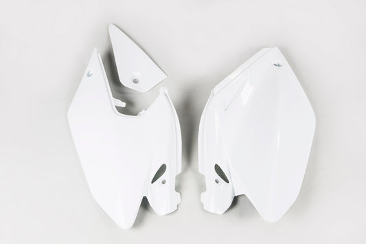 UFO Side number plates white Honda CRF250X