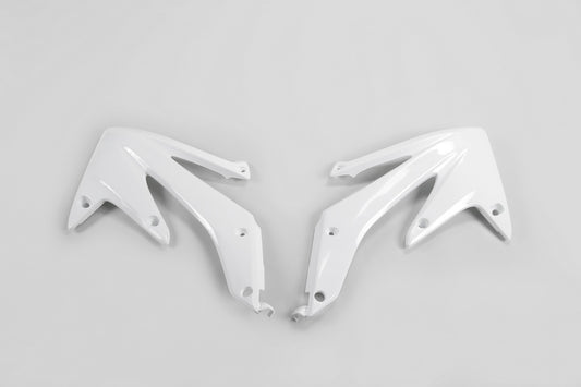 UFO Radiator shrouds white Honda CRF450R