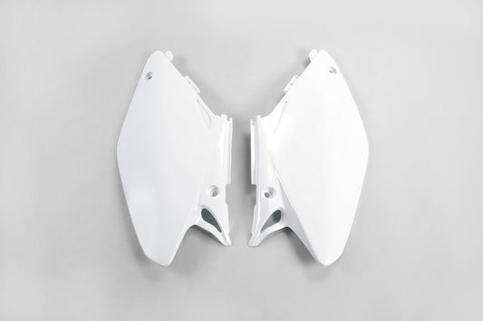 UFO Side number plates white Honda CR125R/250R