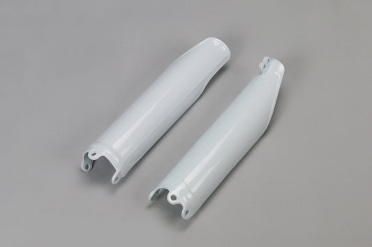 UFO Front fork protectors white Honda CRF450R