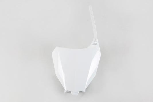 UFO Front number plate white Honda CRF450R/RX