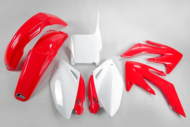 UFO Plastic kit OEM kleur rood/wit Honda CRF250R