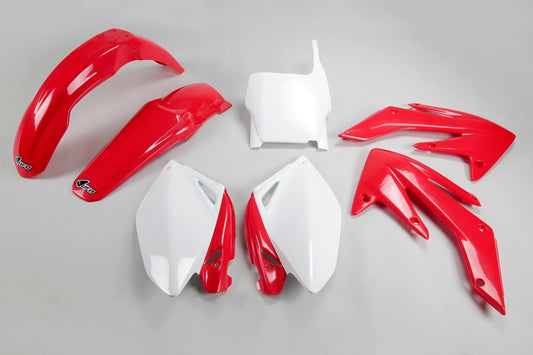 UFO Plastic kit OEM color red/white Honda CRF250R