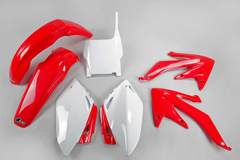 UFO Plastic kit OEM kleur rood/wit Honda CRF450R