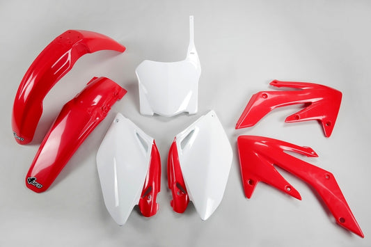 UFO Plastic kit OEM color red/white Honda CRF250R