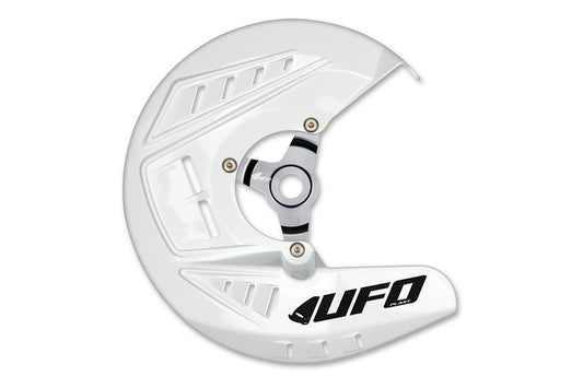 UFO Front brake disc protector white - Husqvarna