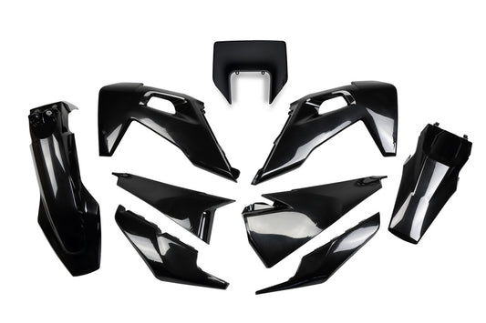 UFO Plastic kit zwart Husqvarna FE/TE