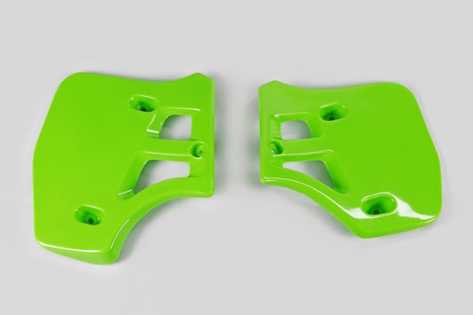 UFO Radiator shrouds green Kawasaki KX250/500