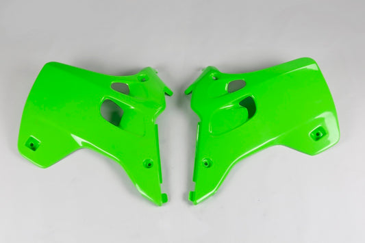 UFO Radiator shrouds green Kawasaki KX125/250