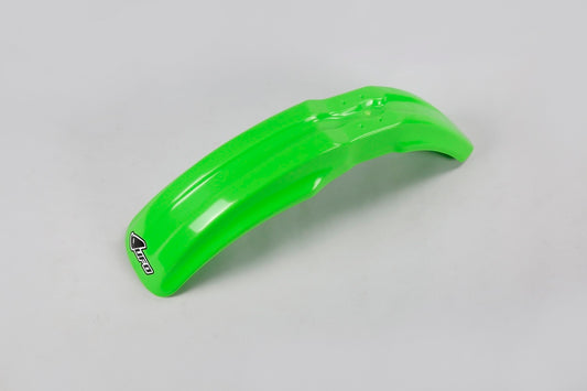 UFO Restyled front fender green Kawasaki KX80/85