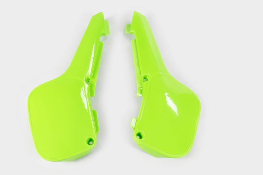 UFO Side number plates KX green Kawasaki KX60