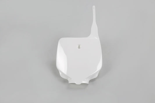 UFO Front number plate white Kawasaki