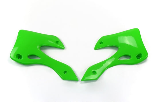 UFO Radiator shrouds green Kawasaki KX125/250